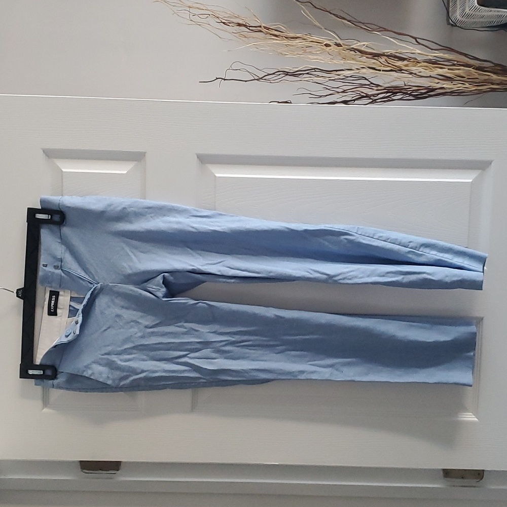 Express Columnist Ankle Mid-Rise Slacks